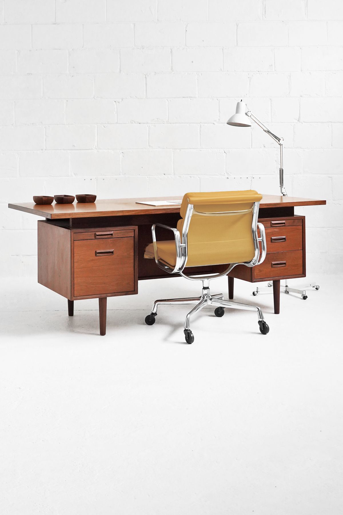 Midcentury modern desk and chair